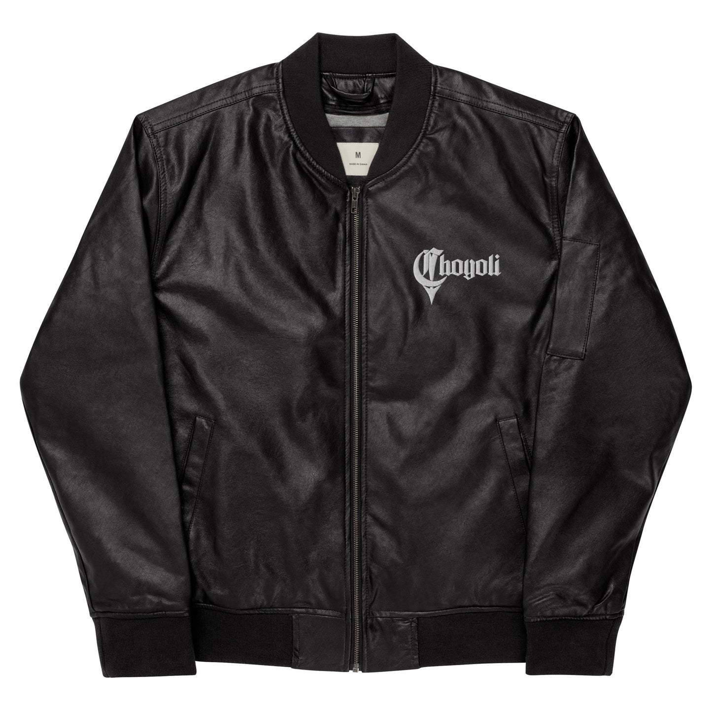 Leather Bomber Jacket