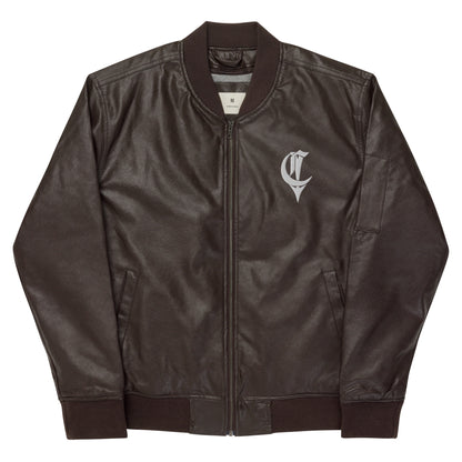 Leather Bomber Jacket